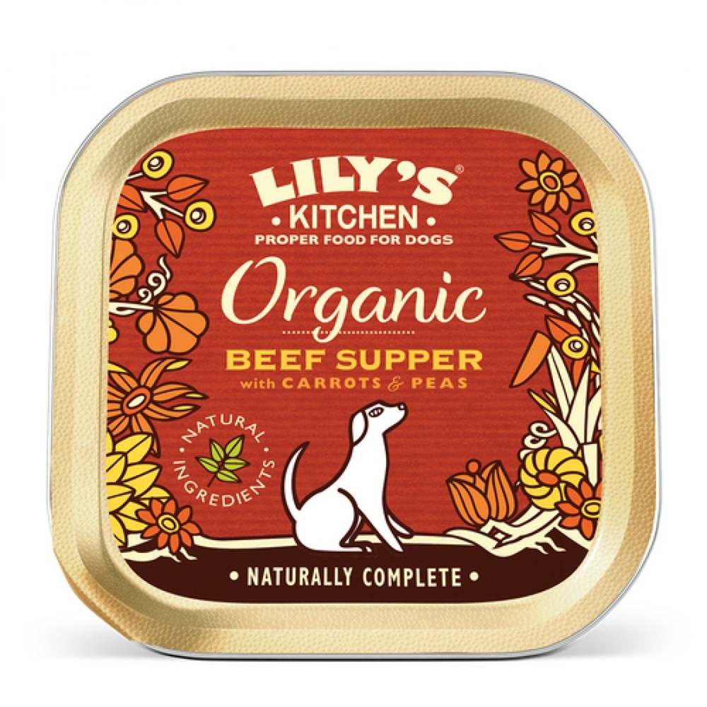 Lilys Kitchen Dog Organic Beef Supper 150g