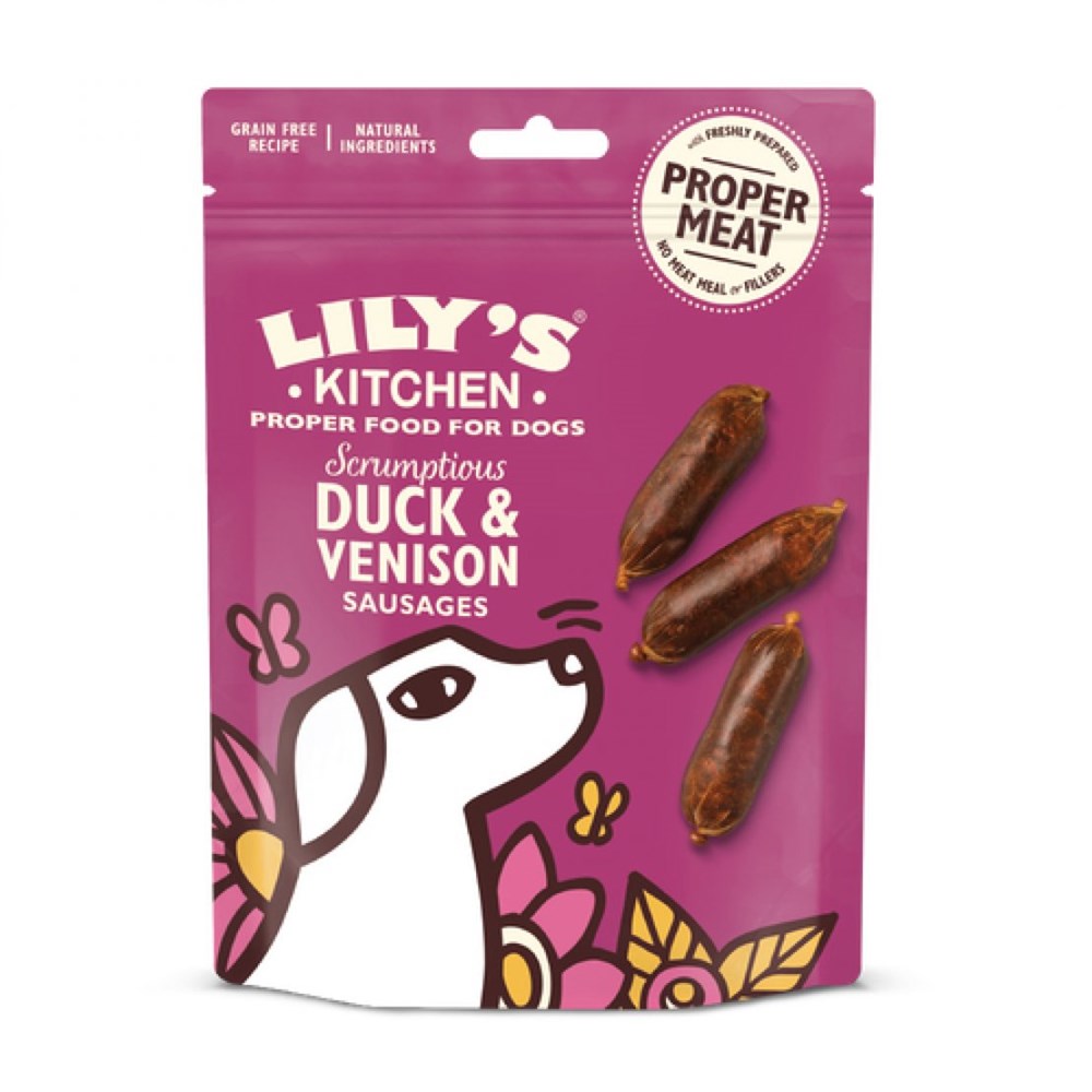 Lilys Kitchen Dog Duck/Venison Sausage 70g