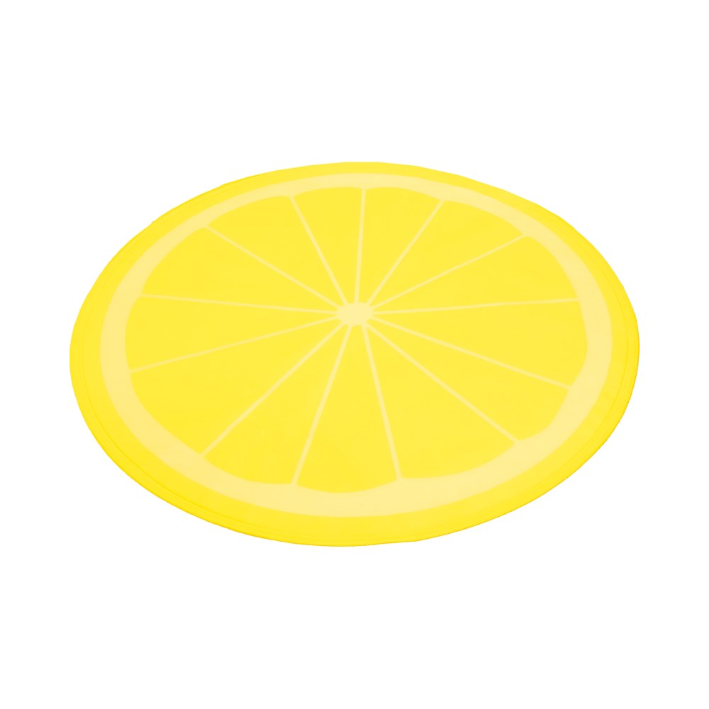 Lemon Print Circular Cool Mat