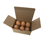 Cardboard 6 Egg Box Each