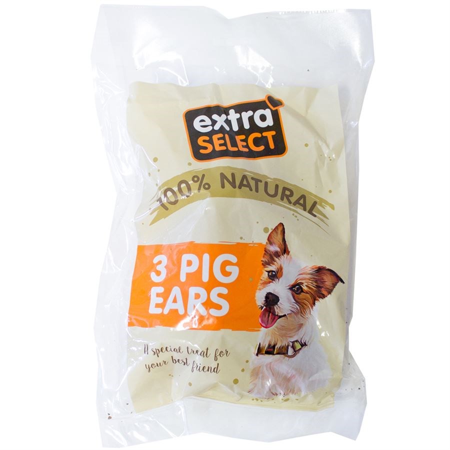 Extra Select Pigs Ears 3 Pack