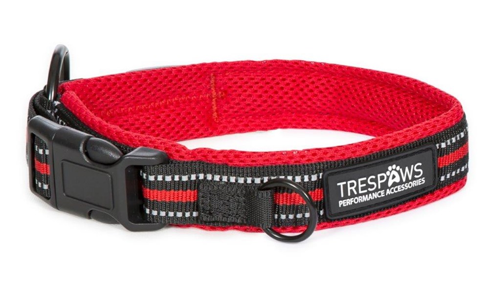 Trespaws Scooby Dog Collar Red Small