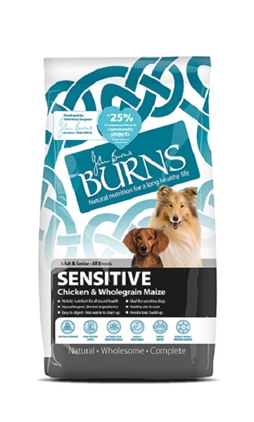 Burns Dog Sensitive with Chicken 2kg