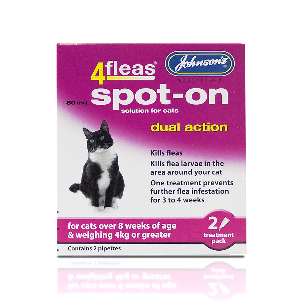 Johnsons 4 Fleas Spot On Dual Action Cat