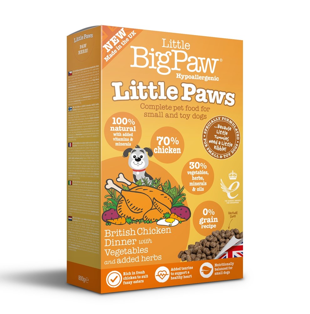 Little Big Paws British Chicken Complete Small Dogs 800g