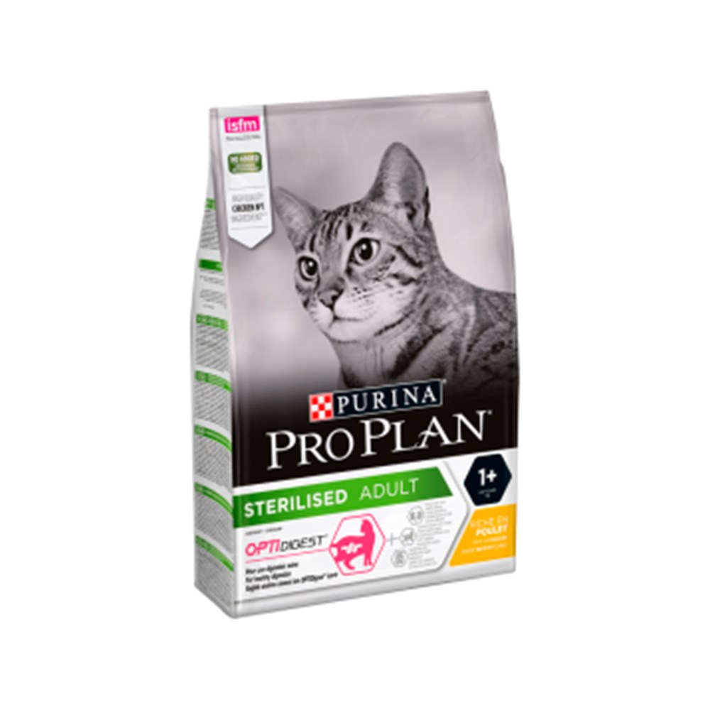 Purina Pro Plan Sterilised Digestion Care Adult Dry Cat Food Chicken 3kg