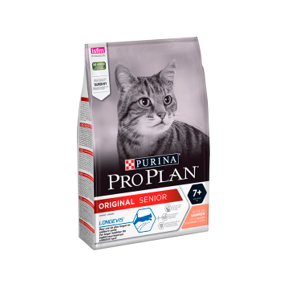 Purina Pro Plan Original Senior Adult 7+ Dry Cat Food Salmon 3kg