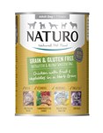 Naturo Adult Dog Grain & Gluten Free Chicken in a Herb Gravy 390g