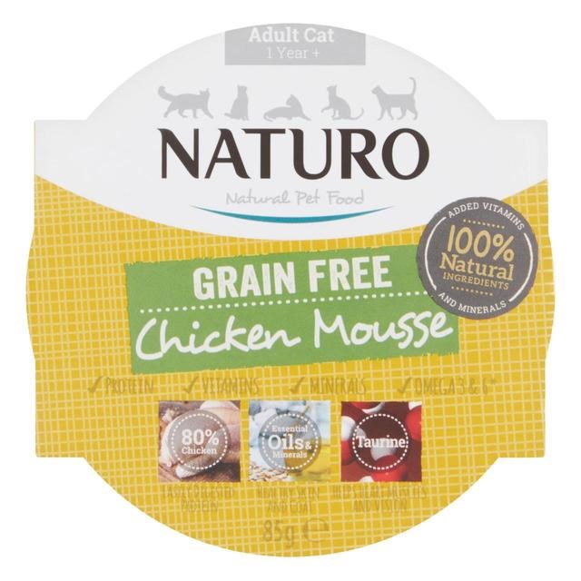 Naturo Adult Cat Grain Free Chicken Mousse 85g