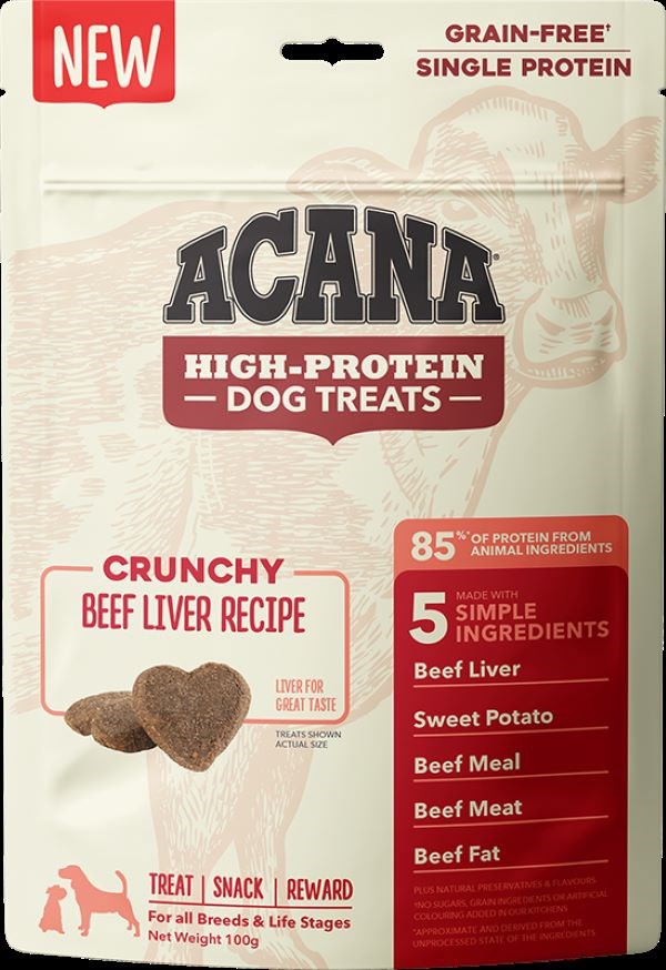 ACANA Crunchy Beef Liver Treats 100g