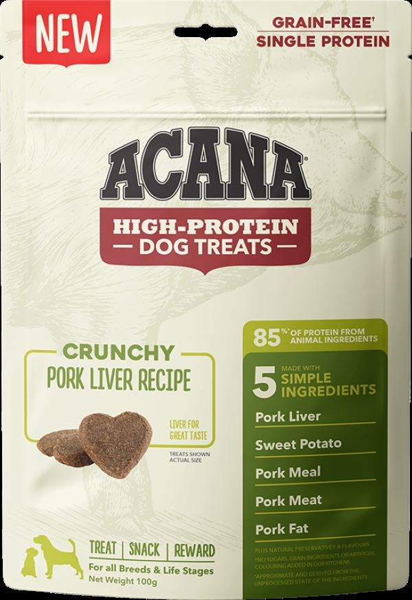 ACANA Crunchy Pork Liver Treats 100g