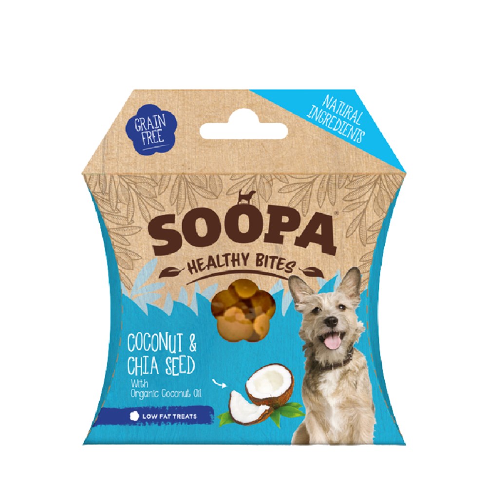 SOOPA Healthy Bites Coconut & Chia Seed 50g