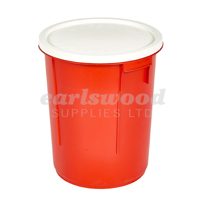 Saddlers 28L Container & Lid - Red
