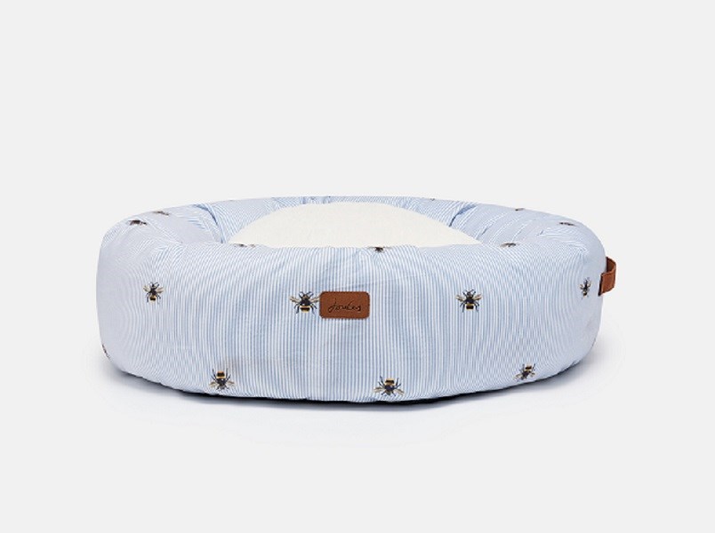 Joules Bee Ticking Doughnut Bed