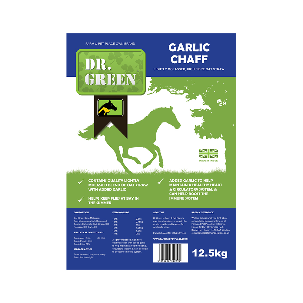 Dr Green Garlic Chaff 12.5kg